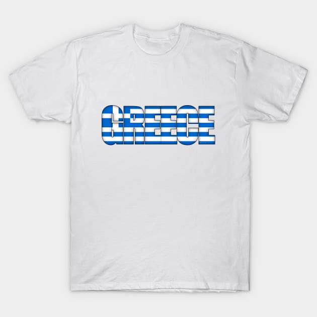 Greece T-Shirt by SeattleDesignCompany